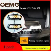 For  Honda Buwei STEPWGN-RP3 rearview mirror, running water turn signals, a touch of blue daytime running lights, dragon scales