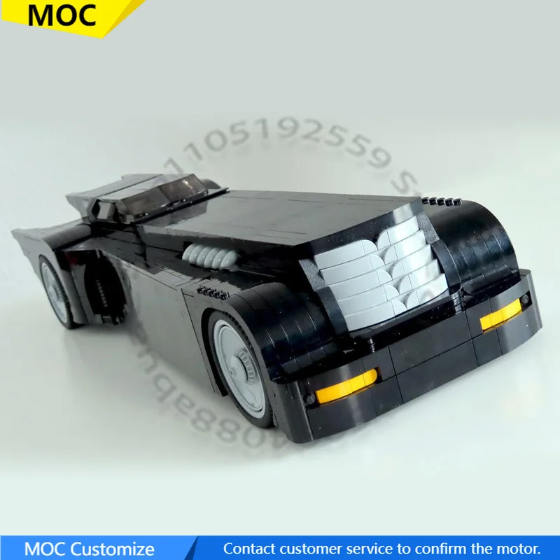 1752 PCS Speed Hypercar Animated Series UCS (BTAS) MOC Customize Modular Building Block Design Popular DIY Assembly Toy Gift