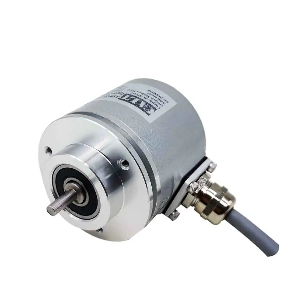 

60mm Dia Absolute Encoder SSI RS485 Modbus RTU CANopen Canbus (HM60R ) Clamping Flange