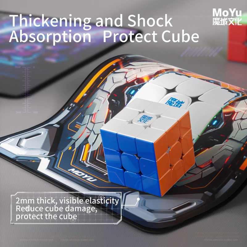 MOYU Cyberpunk / CFOP Training Mat Professional Magic Cube Related Speed Puzzle Toy Exercise Cubo Magico Competition Mouse Pad