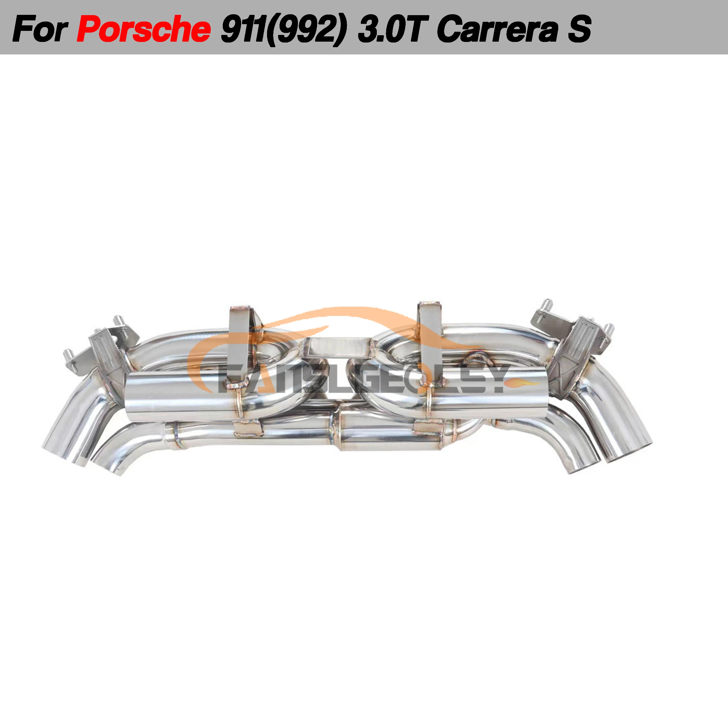 For Porsche 911 992 Stainless Steel Catback Performance Exhaust System Valvetronic With Muffler Pipes Tuning