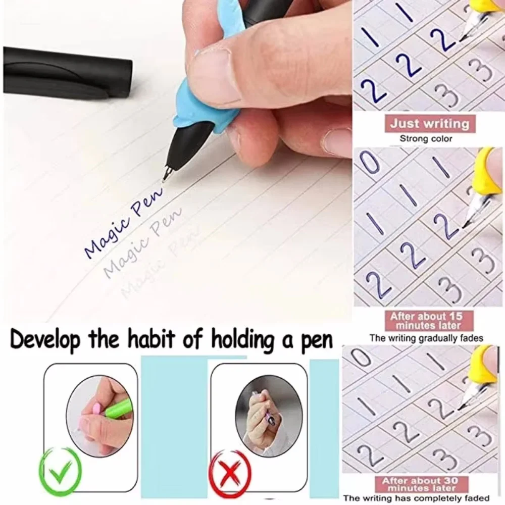 Reusable Copybook Drawing Toys for Children Montessori Pen Control Training Writing Sticker Learning Educational Toy Kids Gift