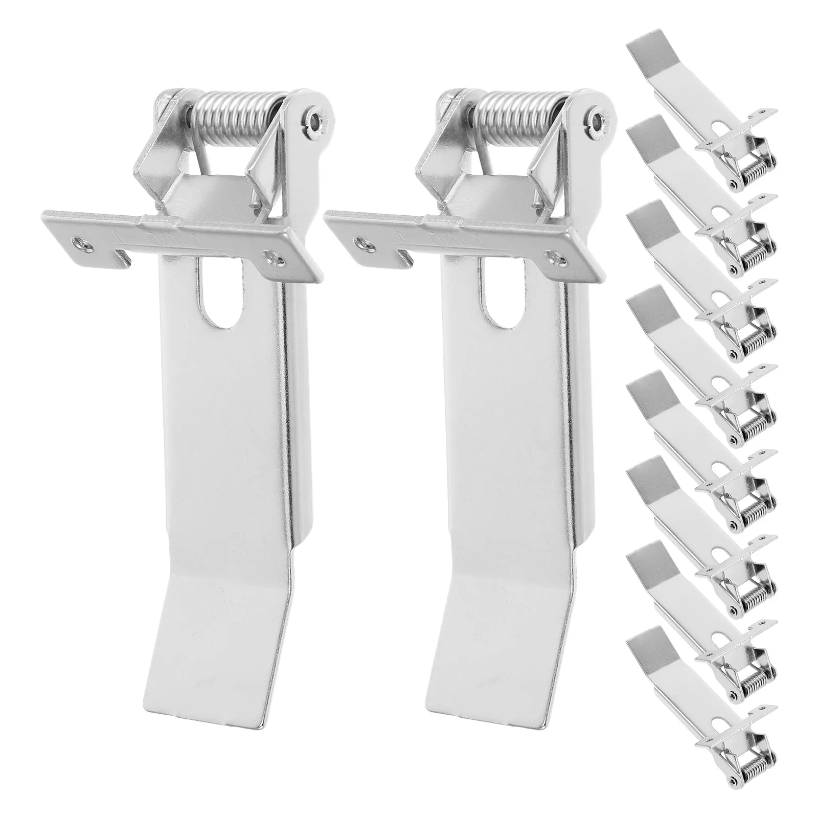 

10 Pcs Spring Clip Line Light Clamps Iron Small Clamp Hose Strip Mounting Clips for Crafts Lighting Fixtures Durable Material