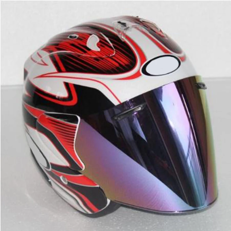 

Ram3 Pedder Red Flower Half Helmet Motorcycle Off-Road Summer Helmet Downhill Racing Mountain Cross Casco Capacete Men and Women