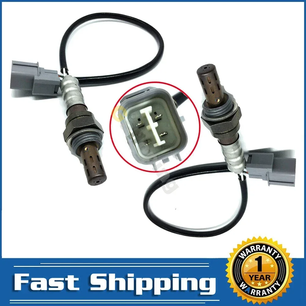 2pcs O2 Oxygen Sensor for Honda Civic 1.6L D16Y7 1996 1997 1998 1999 2000 Upstream Downstream Front Rear Lambda