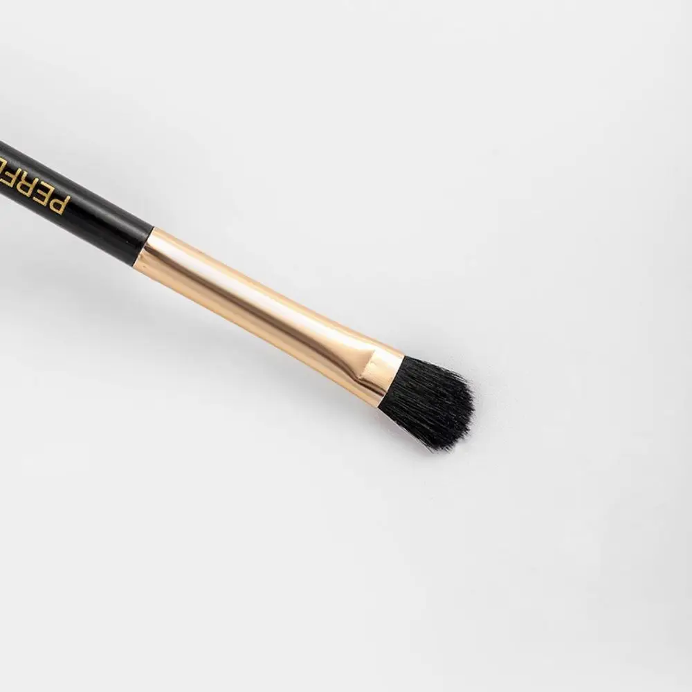 Double-Ended Eyeshadow Brush, Cerdas Ferramentas De Beleza, Detalhe Shade Pen, Eye Cosmetic Brush, Maquiagem Smudge Brush