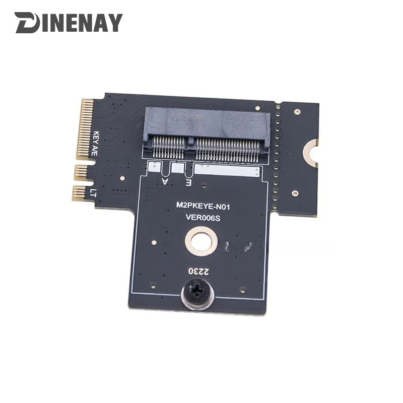 M.2 KEY A-E Module Interface Steering Card SATA3.0+M.2 KEY Adapter Converter WIFI Port Expansion Card Protection Interface