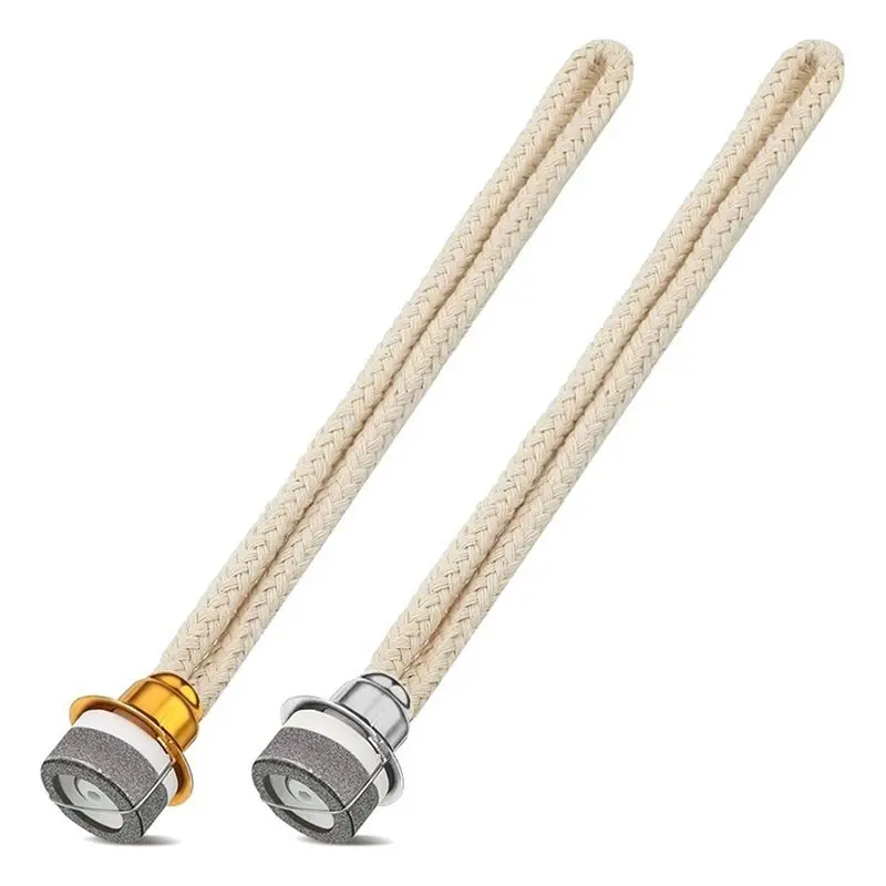 B23B Oil Lamp Wick Replacement, 2-Pack For Fragrance Diffusers And Home Decor, 6.3-Inch Air Control Catalytic Burner