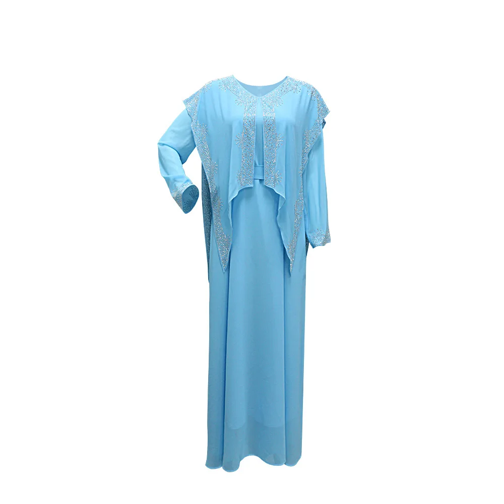 فساتين الحفلات المسائية للنساء عباية إسلامية حزام مطرز جلابية ملابس إسلامية رداء دبي قفطان قفطان مغربي نسائي