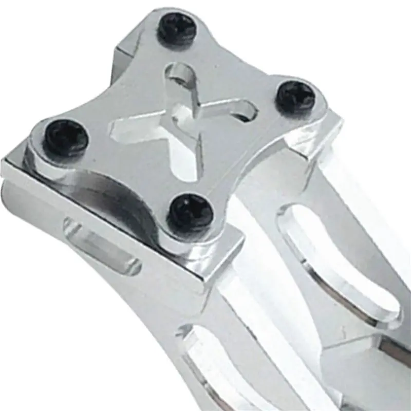 Pièces de fixation de queue en métal ABJL pour voiture RC Wltoys 144001 1/14 4WD, pièces de mise à niveau et accessoires, argent