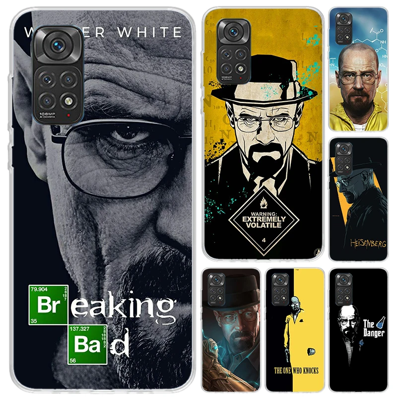 Breaking Bad WalterWhite Phone Case for Xiaomi Redmi Note 14 13 12S 12 11S 11 Pro Plus 11T 11E 10S 9 9S Soft Funda Print Shell N