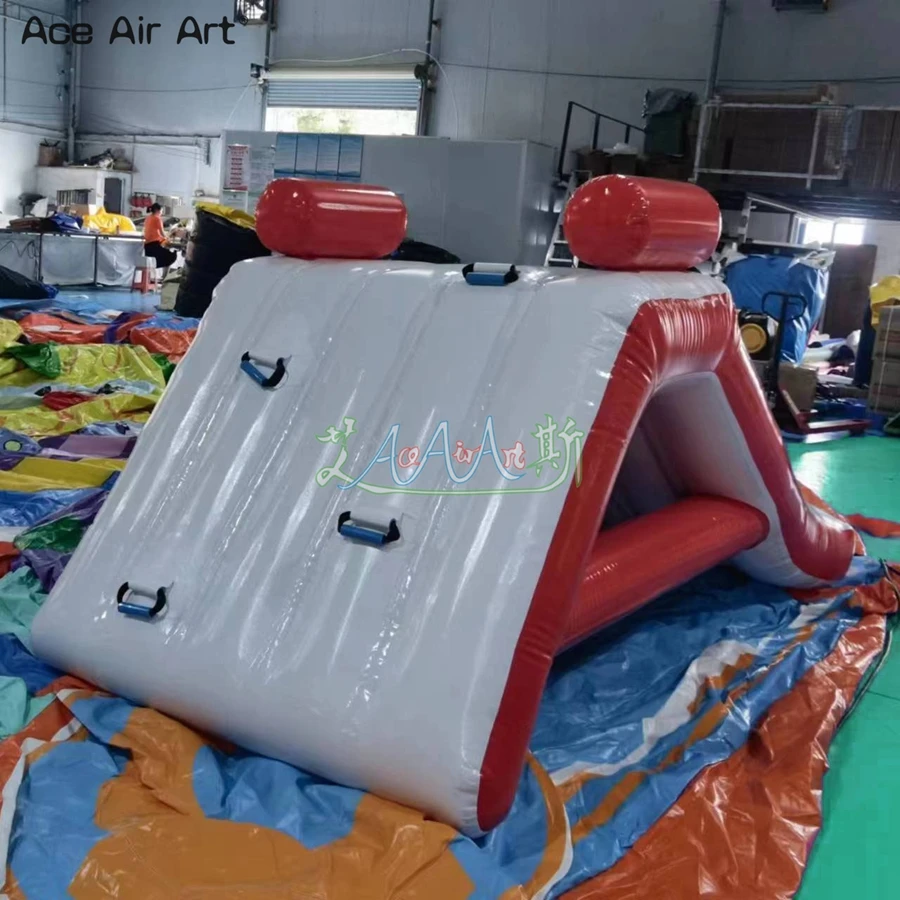 Waterproof Inflate Once Inflatable Water Amusement Slide Single-Plank Bridge For Swimming Pool Made By Ace Air Art