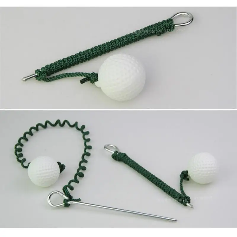 Golf Ball On A Rope Golf Practice Balls Fly Rope Driving Ball Practice Training Aid To Improve Swing Accuracy Golf Training