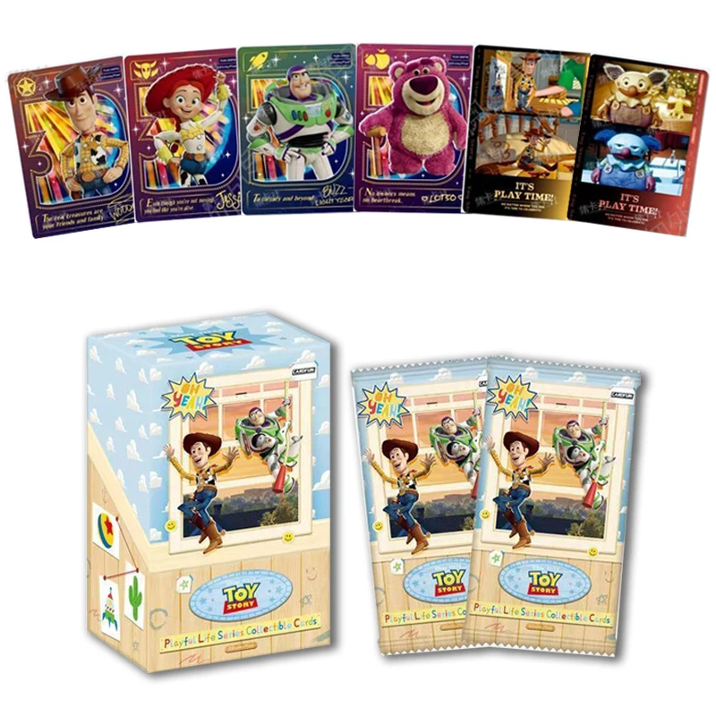 

CARD.FUN Disney Toy Story 30th Jugar con la vida Коллекционная карта Вуди Базз Лайтер Аниме Персонаж Карты Детские игрушки Подарки