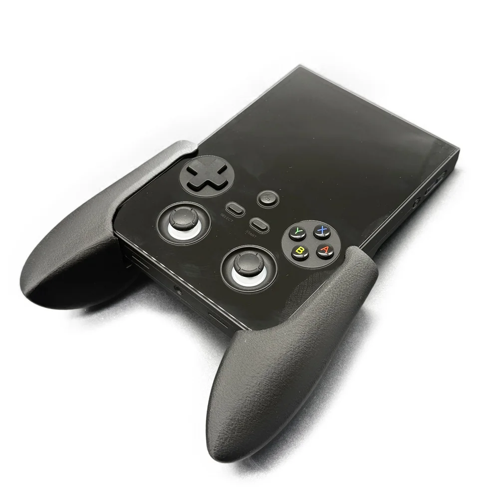 

Ergonomic Grip Cover Case for RG477V, 3D Printed Handle Game Grip Protective Sleeve Enhance Hand Feel Gamepad Stand Holder Shell