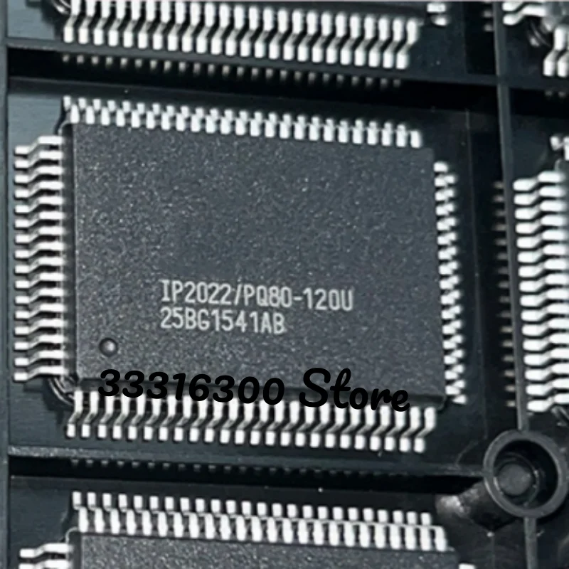 2PCS New IP2022/PQ80-120  IP2022/PQ80-120U  QFP80  Memory microcontroller chip IC