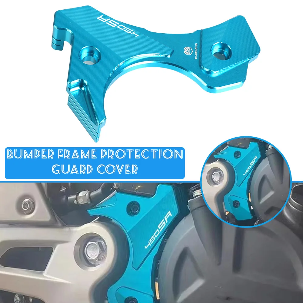 

For CFMOTO CF MOTO 450SR 450 SR 2022 2023 Frame Right side guard Motorcycle CNC Bumper Frame Protection Guard Cover Accessories