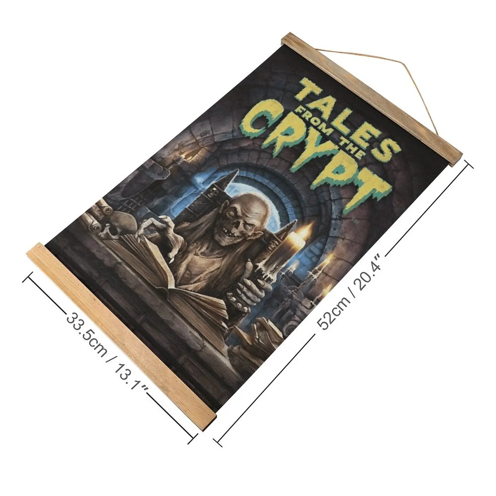 Top Quality Tales From The Crypt Skull Canvas Hanging Picture Picture Hanging Humor Graphic Living Room   Draw Style Decorate