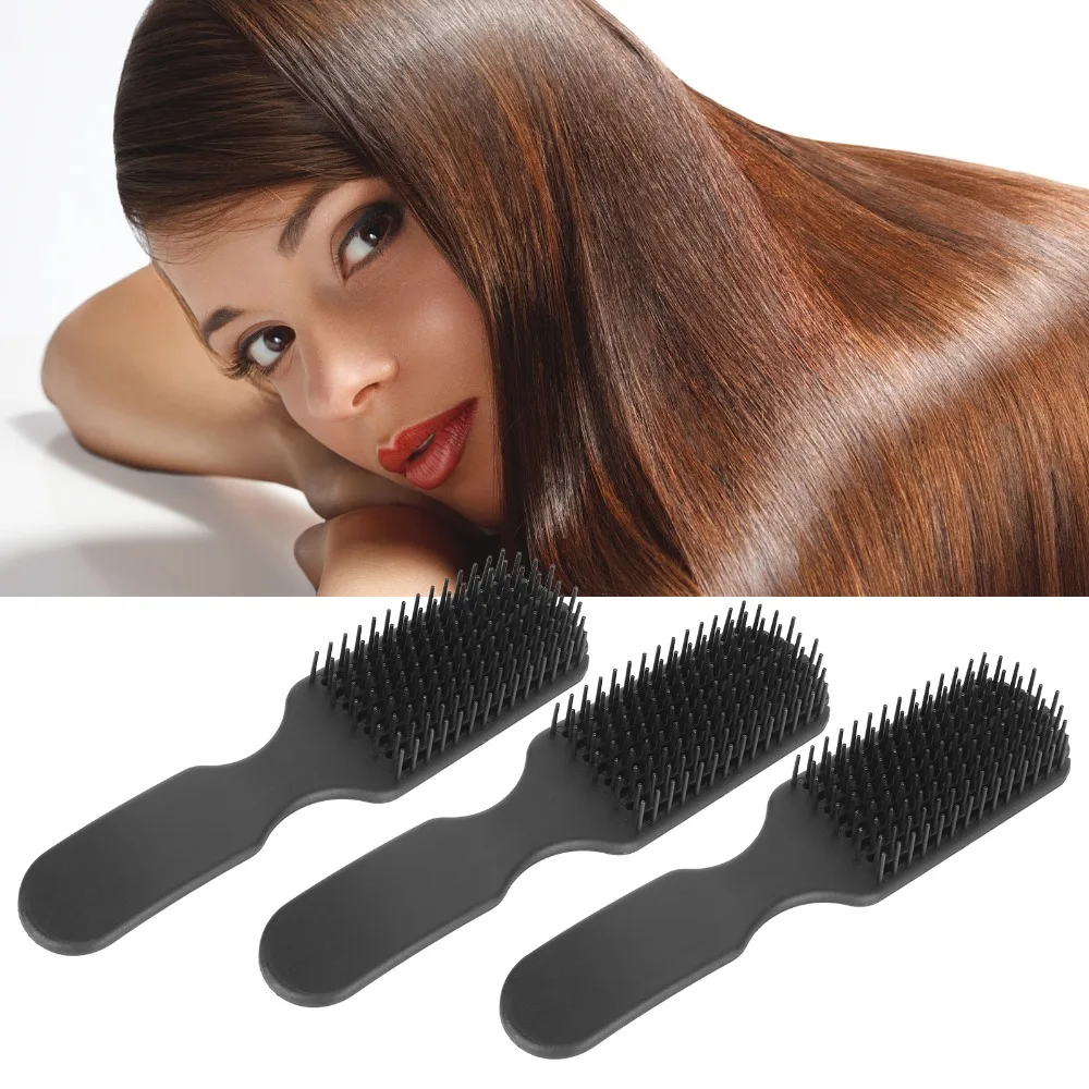 9 Rows Detangling Brush Lightweight Wide Tooth Styling Brush Ergonomic Versatile Scalp Massage Comb For Home Travel