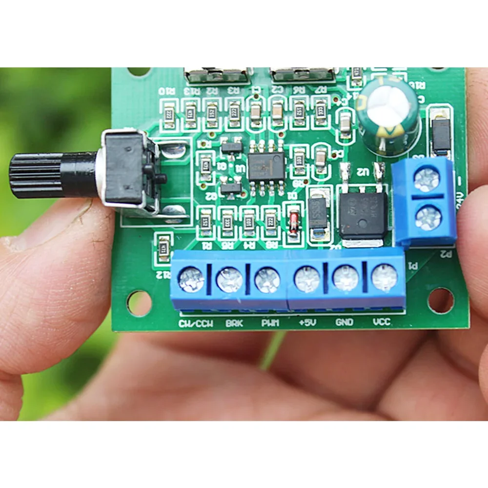 Brushless Motor Driver Speed Controller Board PWM DC 8V-24V Brushless Motor Speed Controller 18KHZ CW CCW Switch for With Driver