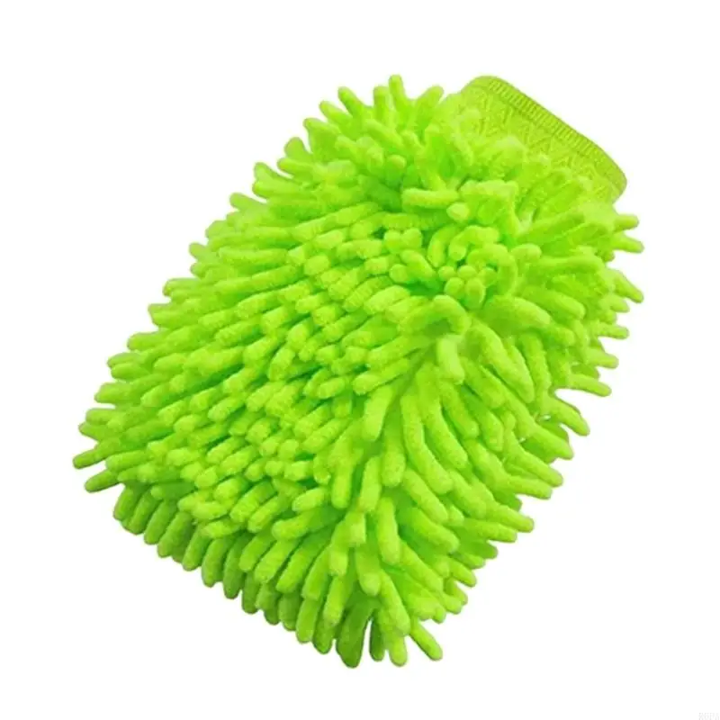 Automotive Cleaning Gloves Plush Fiber Construction Effortless Grime Removal For Dashboard Tires Body Surfaces 
