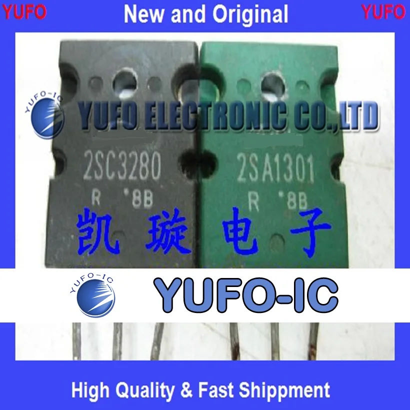 Free Shipping 10PCS(5pair) Used 2SA1301 A1301 2SC3280 C3280 Good Quality  (YF0821)