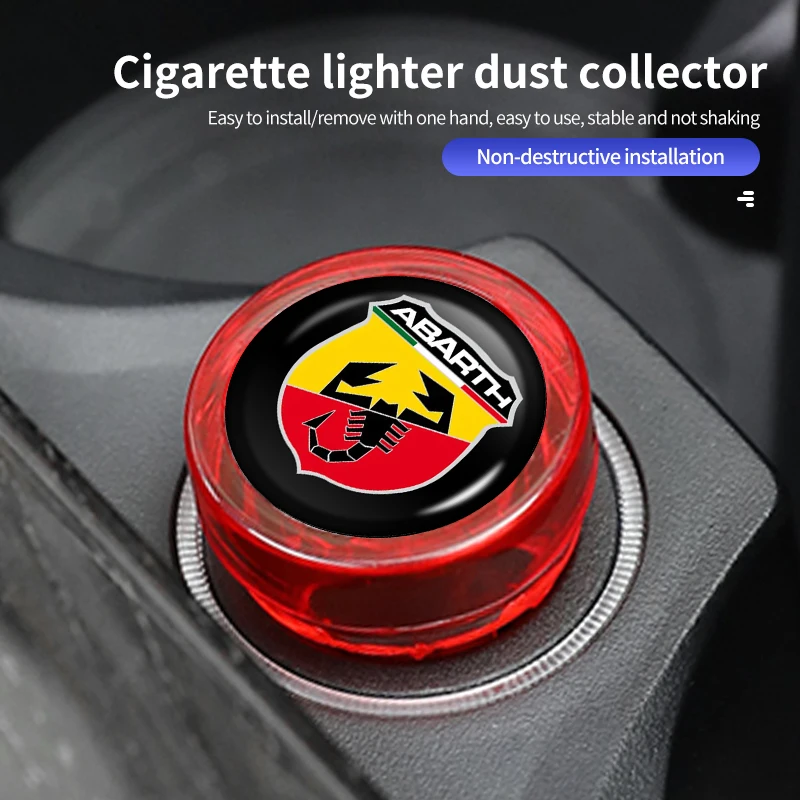 2pcs Car Cigar Lighter Dust Cap Power Socket Cover Accessories For Abarth Freemont Strada 500x Grande Punto Ducato Stilo Palio