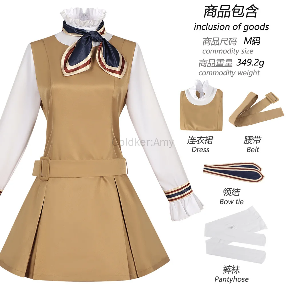 Disfraz de película de terror aterrador, disfraz de princesa Camel, uniforme escolar de manga larga para juego de rol, vestido para chico y adulto, Carnaval de Halloween