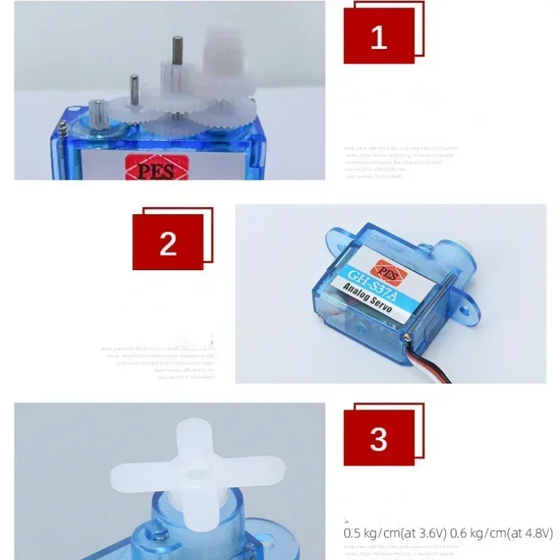 1/5/10 pz 3.7g GHS-37D Servo Digitale Mini Micro per RC aereo Trex 250 Elicottero Barca Auto
