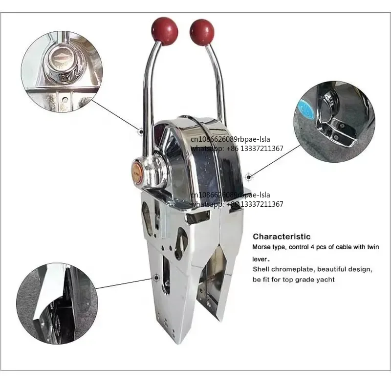 Picture 3: Yacht Accessories  MT3 Double Twin Lever Marine Engine Control