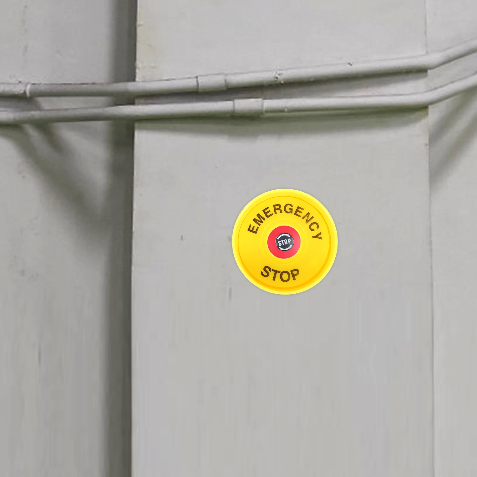 

Emergency Stop Button Protective Cover Durable Safety Guard Warning Sign Push Button Switch Protection for Machinery Equipment