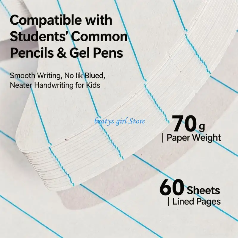 C7AB 1 Piece Colorful Spirals Notebooks With Sturdy Coil Binding Friendly Paper Designs for School and Office Writing Use