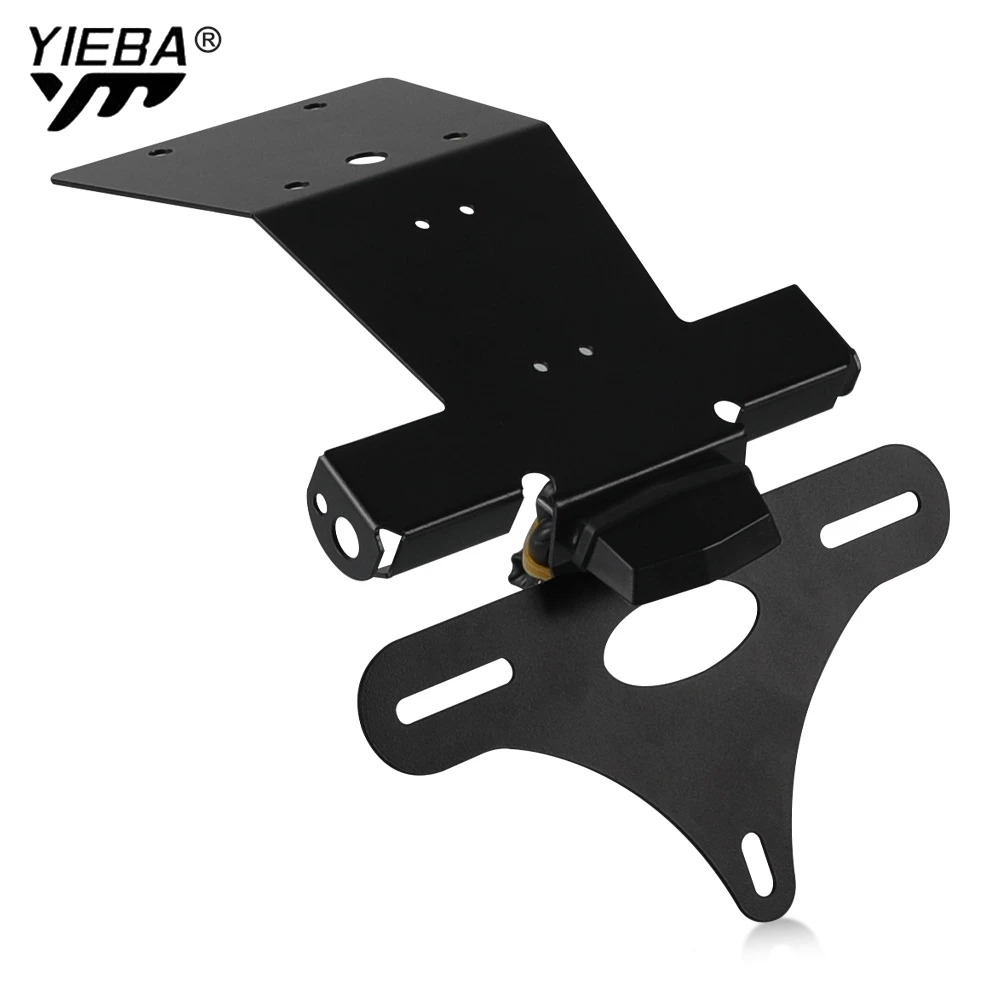 

For RC 125 200 390 RC125 RC200 RC390 2014-2021 2020 2019 2018 Motorcycle License Number Plate Frame Holder Bracket LED Light