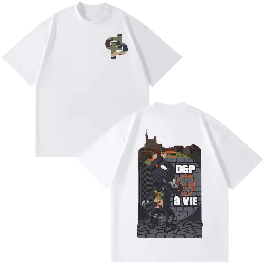 Unisex Hip Hop Short Sleeve Trendy Casual T-Shirt With Fashion Print Of French Rapper JUL T-Shirt