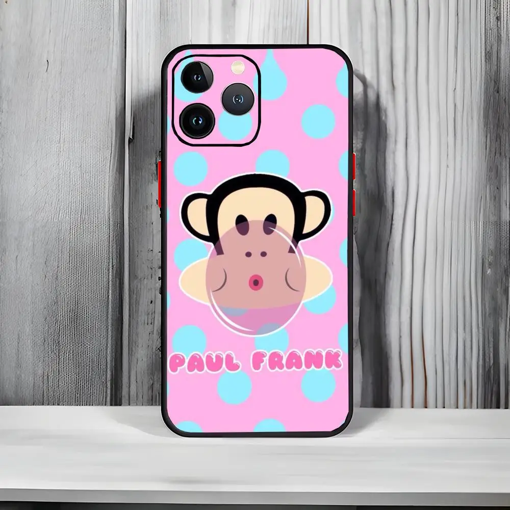 IP cartoon playful P-Paul Frank Phone Case Black Matte Thin Phone Case For iPhone17 16 15 14 13 ProMax - AliExpress 202192403 IP cartoon playful P-Paul Frank Phone Case Black Matte Thin Phone Case For iPhone17 16 15 14 13 ProMax - AliExpress 202192403