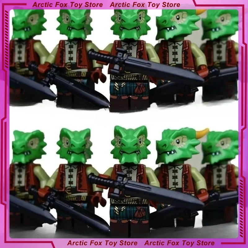 5cm New Anime Figure Green Dragon Man Pripheral Action Figure Decorate Model DIY Undead Knight Toys for Children Gifts Toys Kids