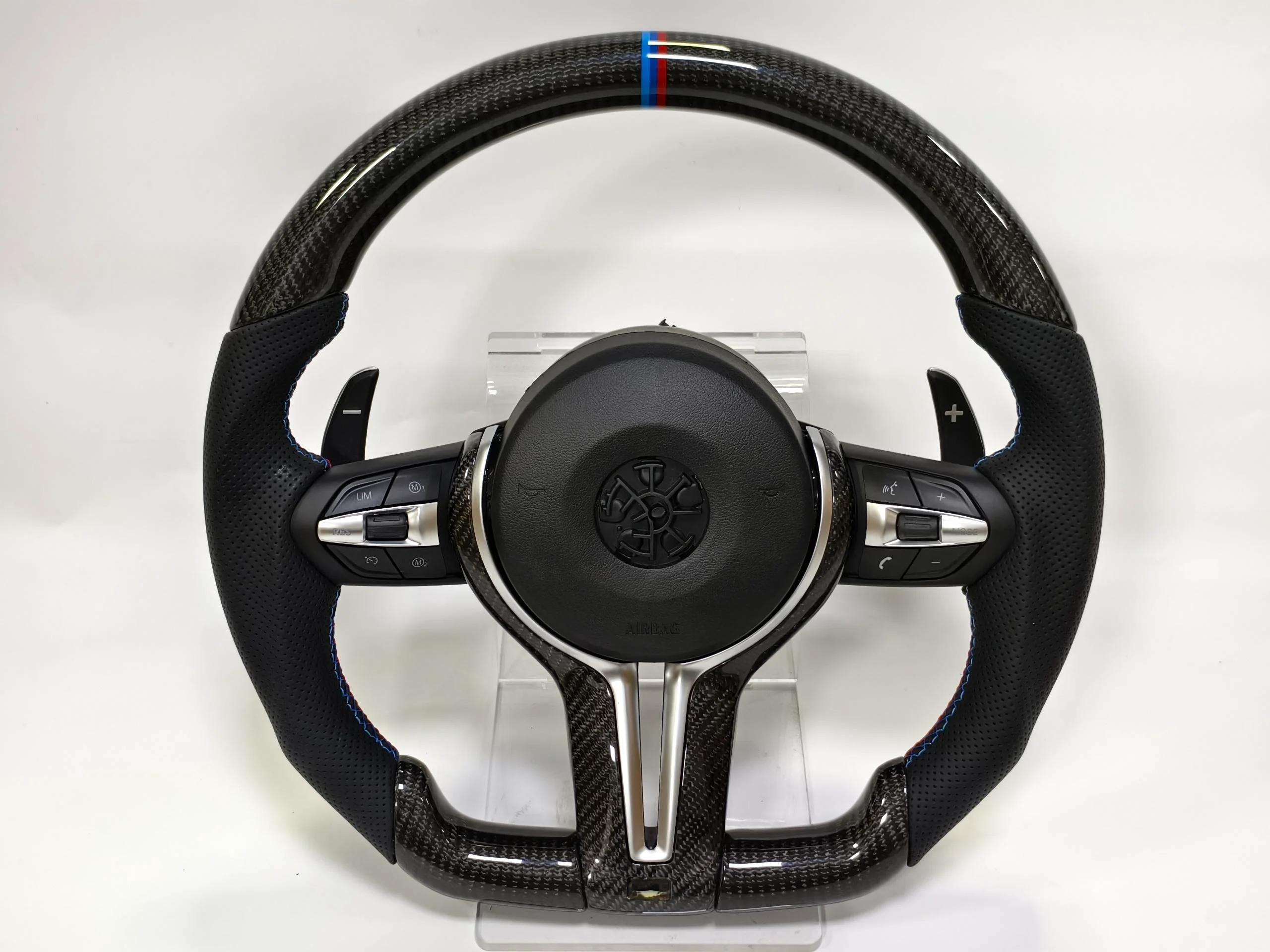M3 & M5 Performance stuurwiel – lederen sportstijl, met/zonder airbagopties, hoogwaardige vervanging