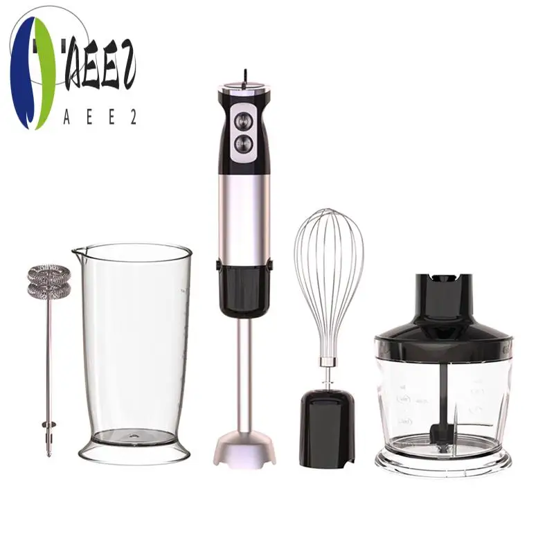

AEE2-Immersion Hand Blender 5 In1 600W Electric Blender Handheld Stick Mixer Emulsion Blenders For Kitchen Smoothie