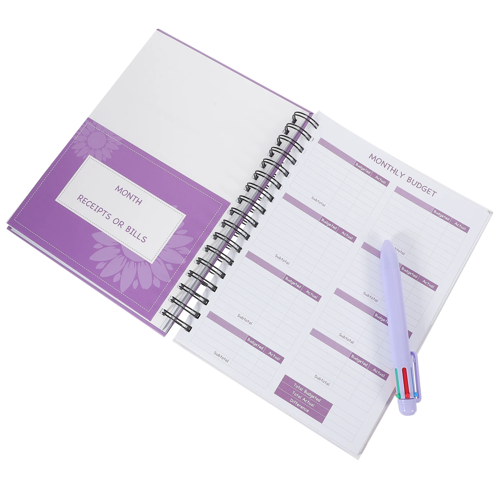 

Financial Planning Notebook Monthly Budget Tools Money Savings Planner Spiral Binding Notebooks Kawaii Academic Planner Student