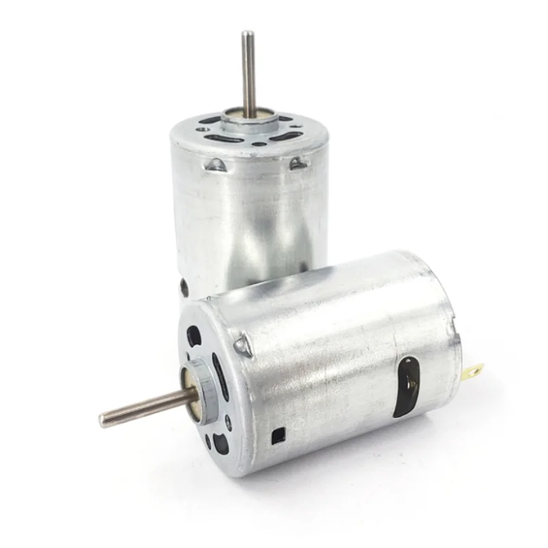 Motor RS-385PH-2075 Mini 385, Motor de CC de 12 V y 11800 RPM de Alta Velocidad, Micro Motor Eléctrico de Escobillas de Carbón de 27,5 mm para Bricolaje y Electrodomésticos