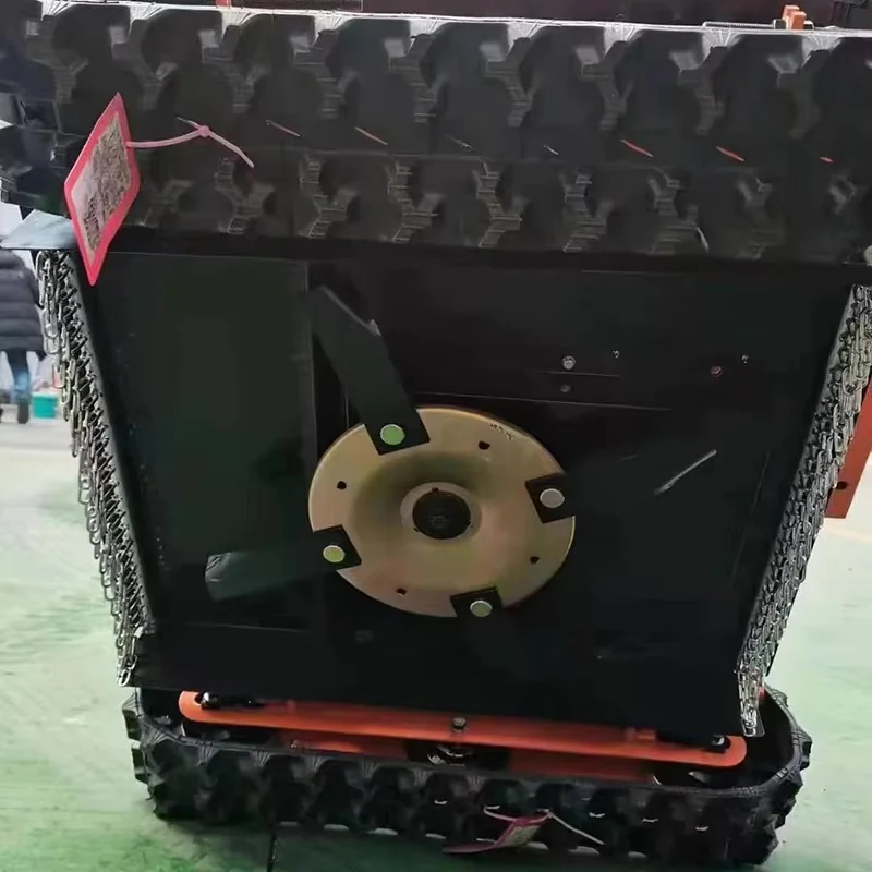 プロの芝刈り機ロボット,フロントバケット付きリモコン,ガソリン芝刈り機タイプ