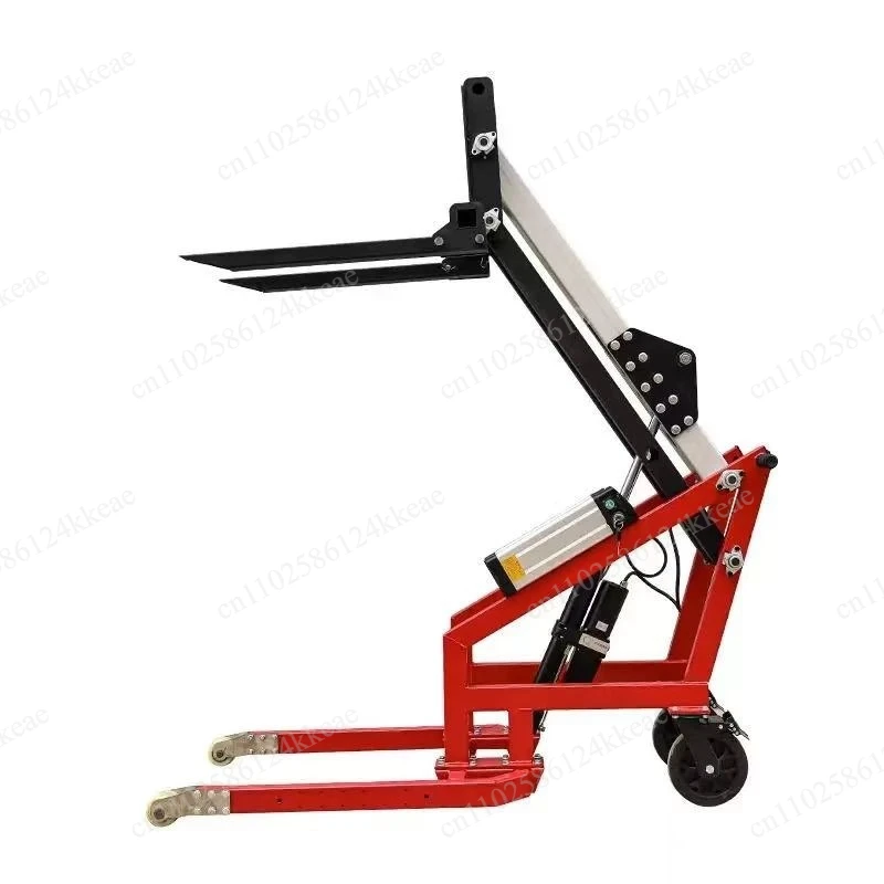 Electric hydraulic crank arm forklift Convenient aerial work manual lifting engineering special vehicle