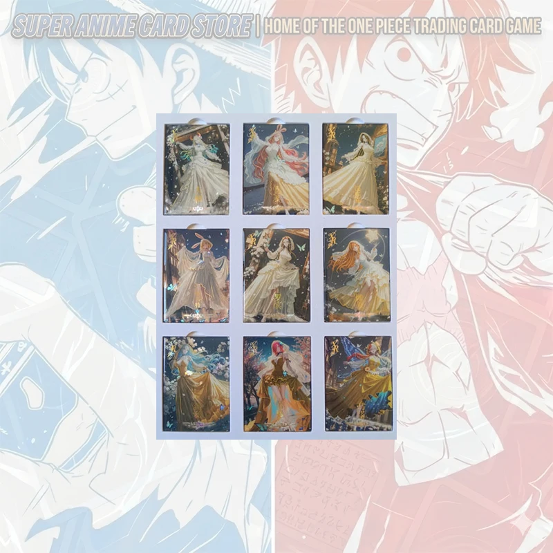 Japanese Anime One Piece Card Set Yamato Nefertari D Vivi Vinsmoke Reiju Perona Nami Carrot Boa Hancock Collectible Cards