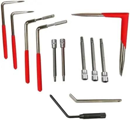 

Набор из 12 ключей Torx для снятия подушек безопасности – стальной набор инструментов для автомобилей с кейсом для хранения