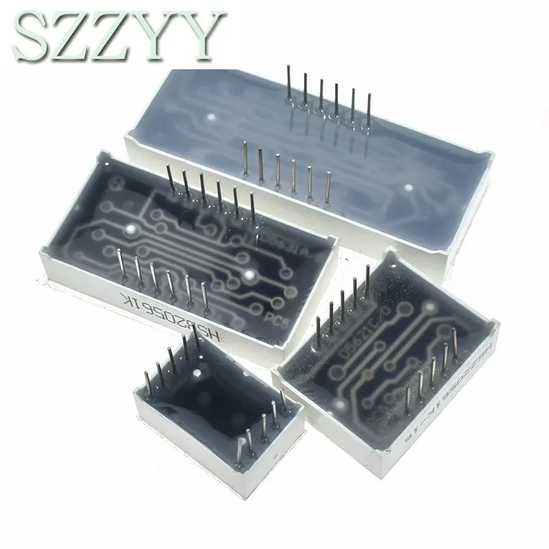 1 Buah Layar LED 0.56 Inci 7 Segmen 1 Bit/2 Bit/3 Bit/4 Bit Digit Tabung Merah Katoda Umum/Anoda Digital 0.56 Inci Led 7 Segmen