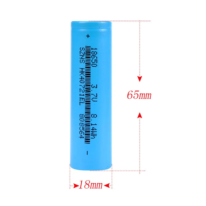 대용량 18650 배터리, 충전식 리튬 이온 배터리, 18650 리튬 이온 배터리 셀, 2200 mAh, 2200 mAh, 3.7V