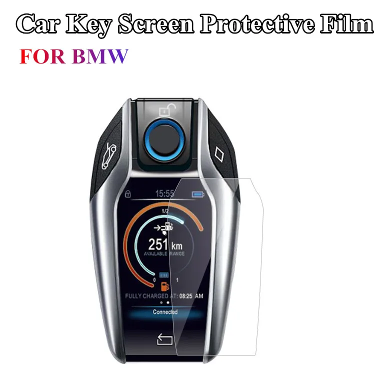 Front Rear Screen Touchscreen Scratch-Resistant Protective Film Car Key Case Cover For BMW X3 X4 X5 I8 730li 740li 5/6/7