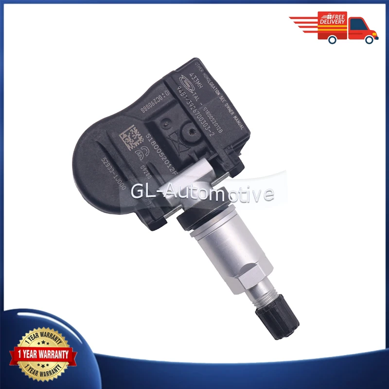 1/4PCS 433MHZ Car TPMS Tire Pressure Sensor For Hyundai Accent I20 Solaris Kia Optima Sorento II Soul 52933-1J000