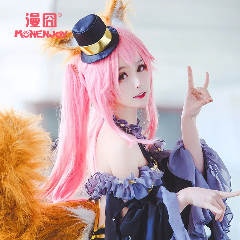 Size Roleplaying Events Jewelry Fantastic Fate grandorder Yuzao Qian Cos Wig Little Tiger Mouth Clip Magician Up Outfits Attire