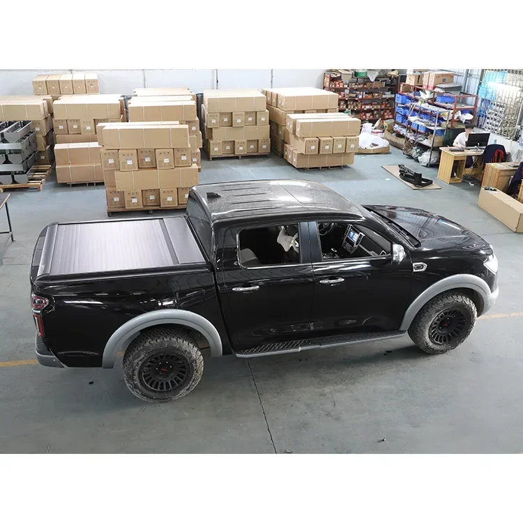 

Hot Sale Aluminum Alloy Rear Electric Rolling Up Cover For Amarok in high quality